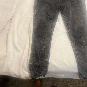 Baccini Black and White Patterned Jeans